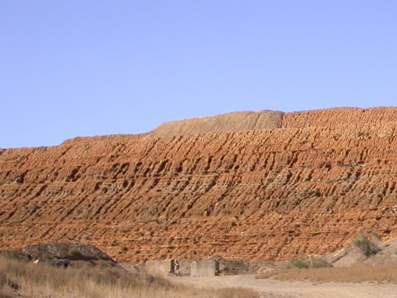 Photo of Iron King tailings